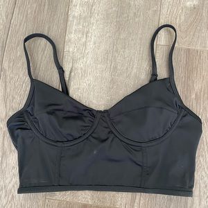 Zara under wire size S black top